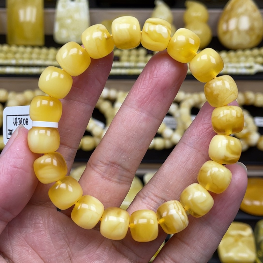 琥珀裸石未镶嵌琥珀蜜蜡