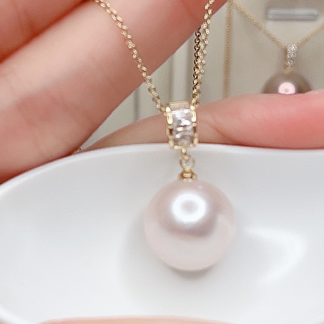 淡水珍珠吊坠(赠链)合金