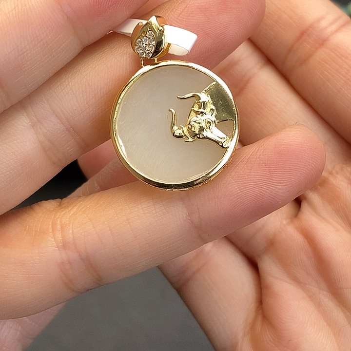 和田玉未镶嵌颈饰和田玉