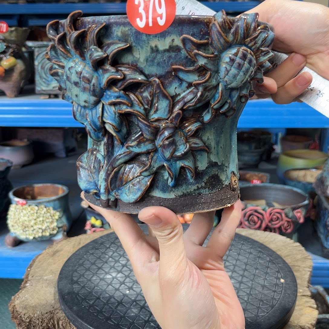379 号陶然花器手工花盆