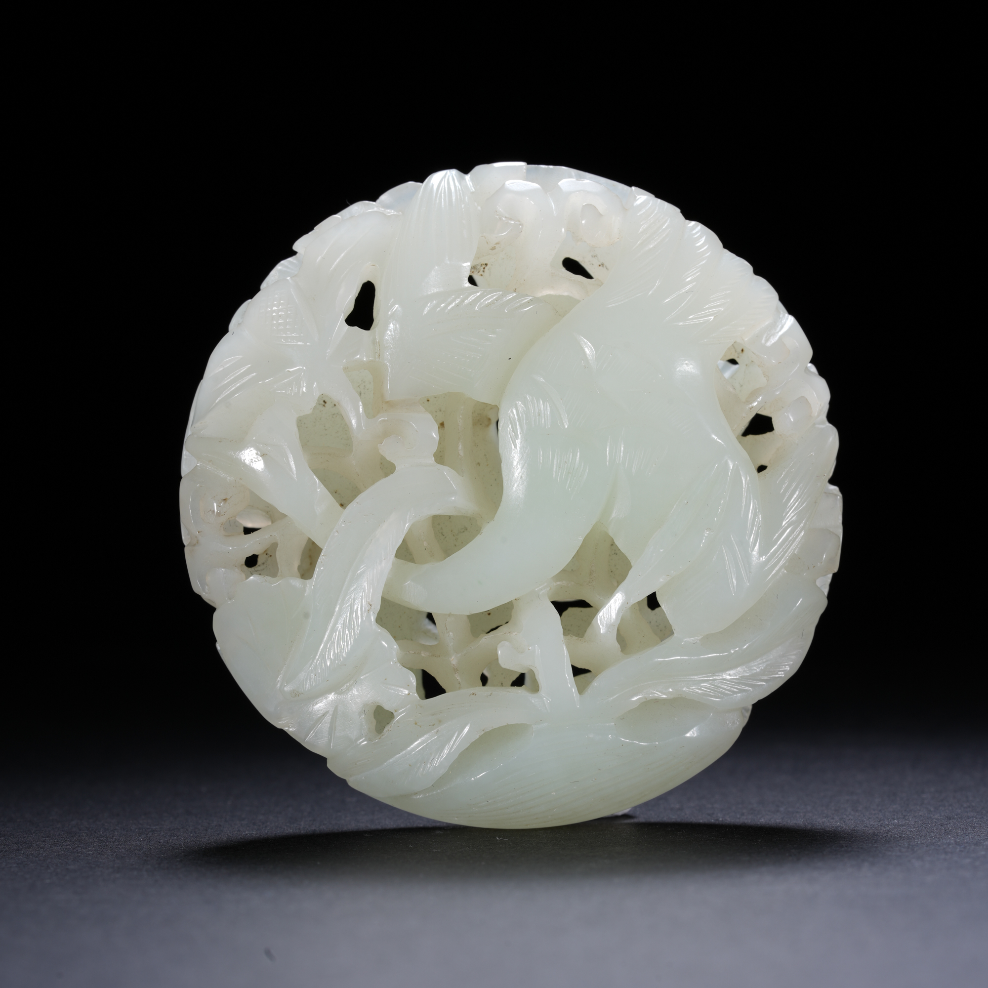 HTY8-5臻选·和田白玉春水佩【玉石拍卖】