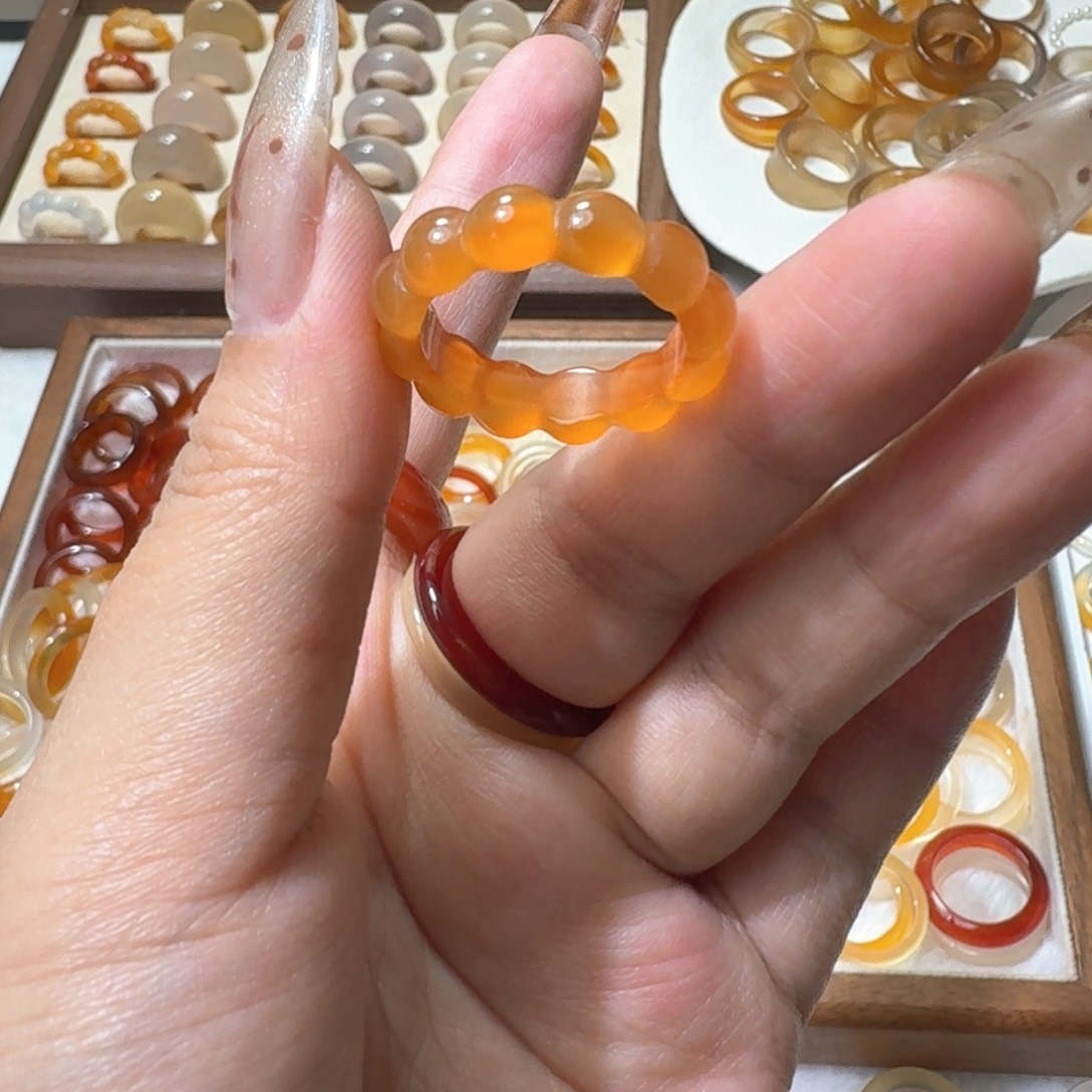 未镶嵌戒指玛瑙/玉髓291港19-20