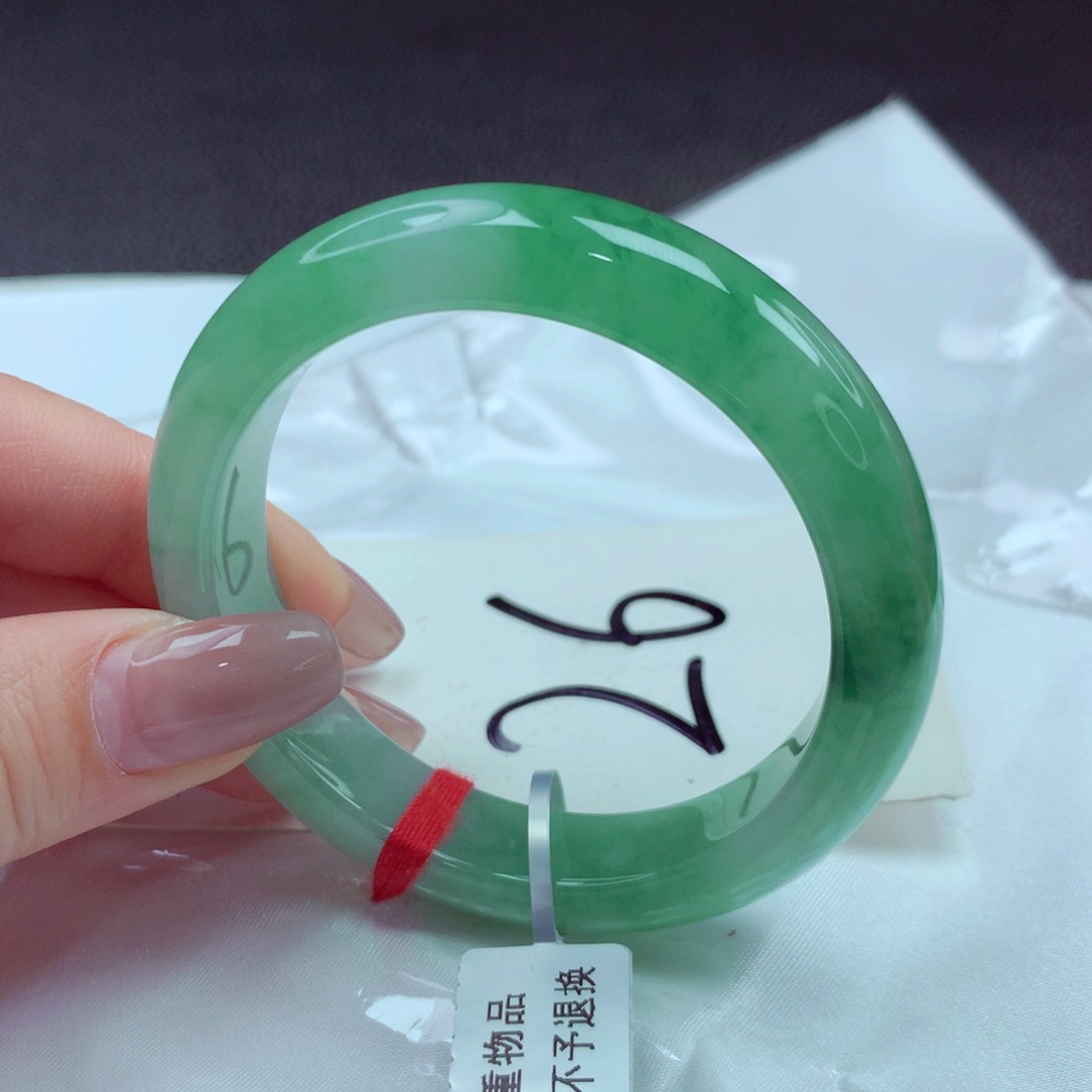 翡翠手镯未镶嵌手镯53