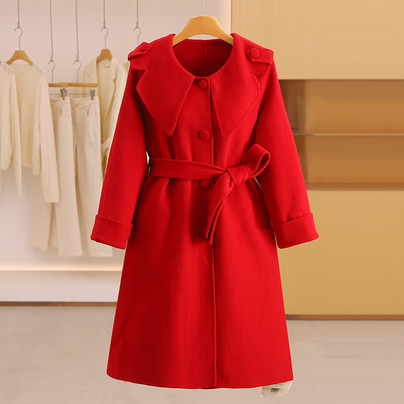 Q803#【年终青货】商场专柜款毛呢外套#VBH48B004