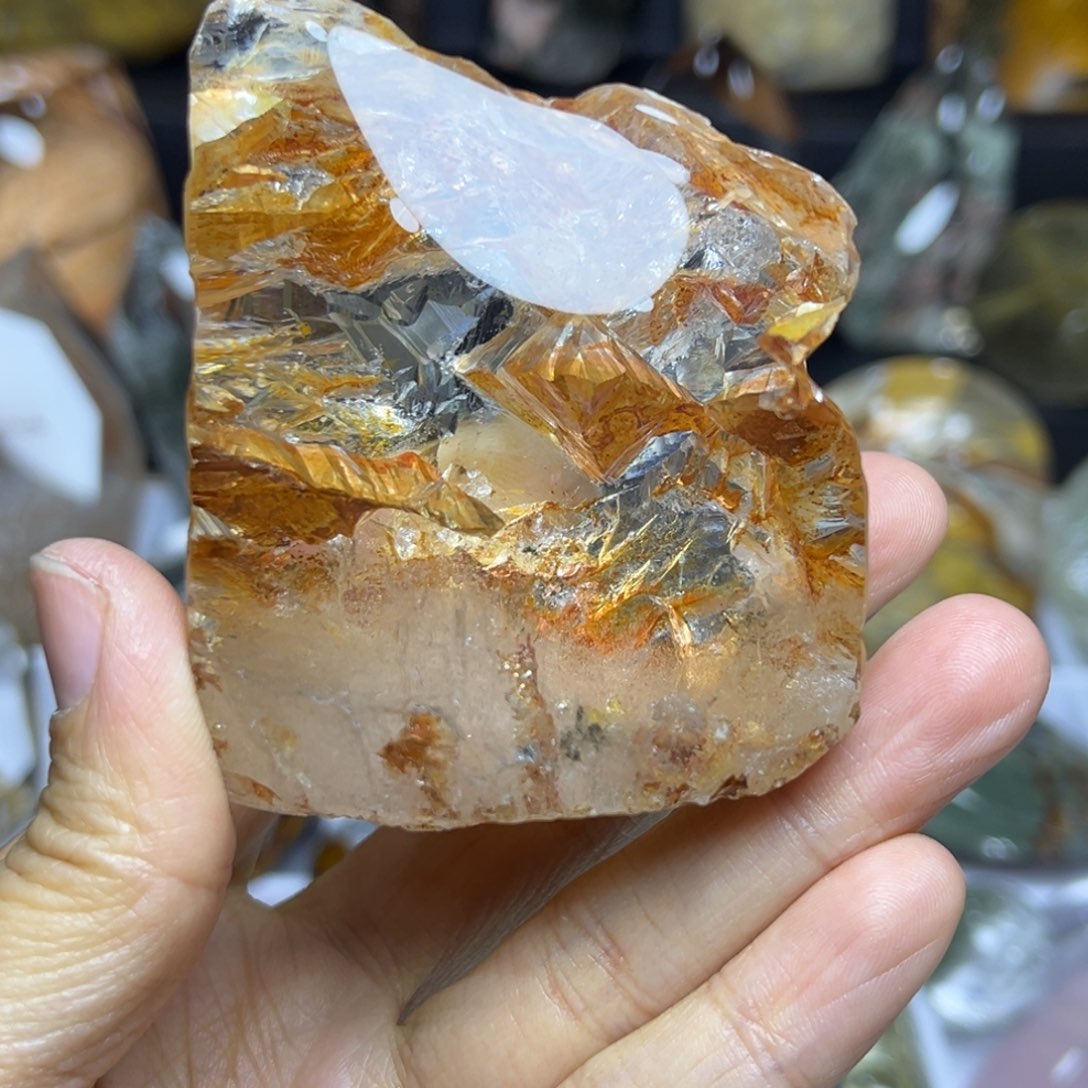 水晶摆件未镶嵌邓*摆件