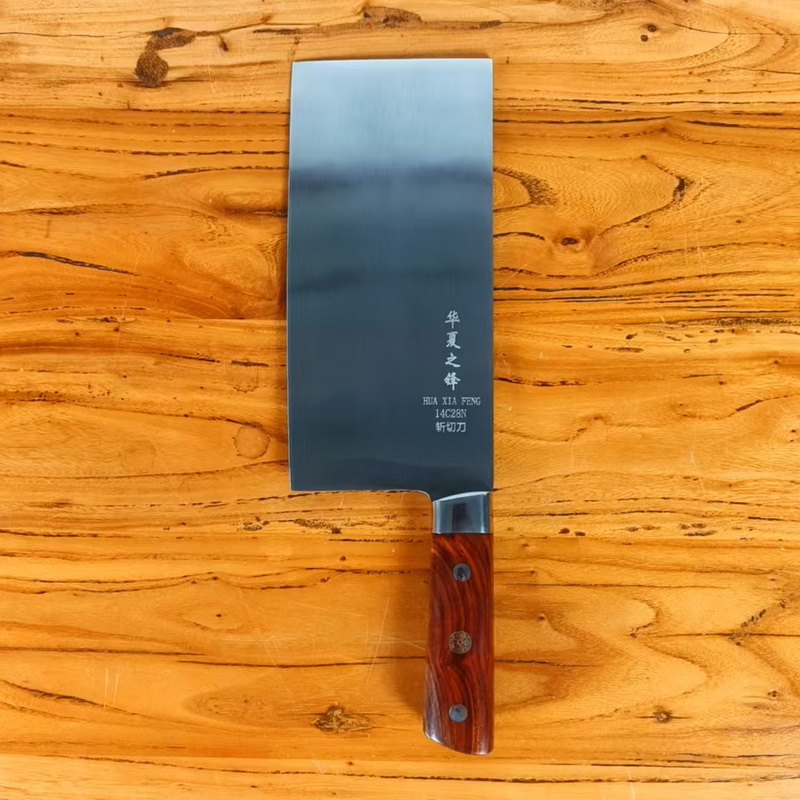 瑞典通体14C28N大号斩切刀厨房家用菜刀厨师专用斩切两用刀具