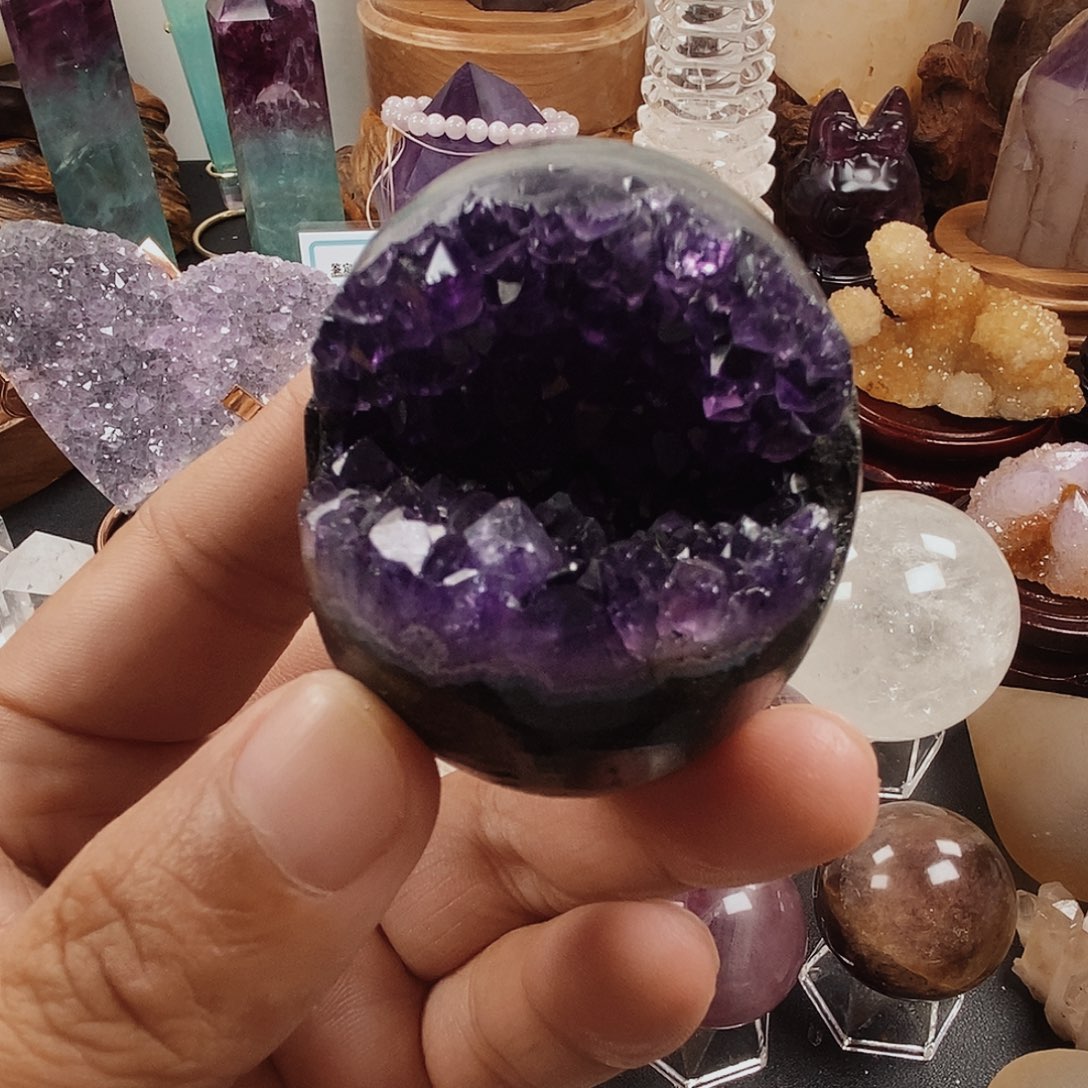 水晶未镶嵌珠宝半成品