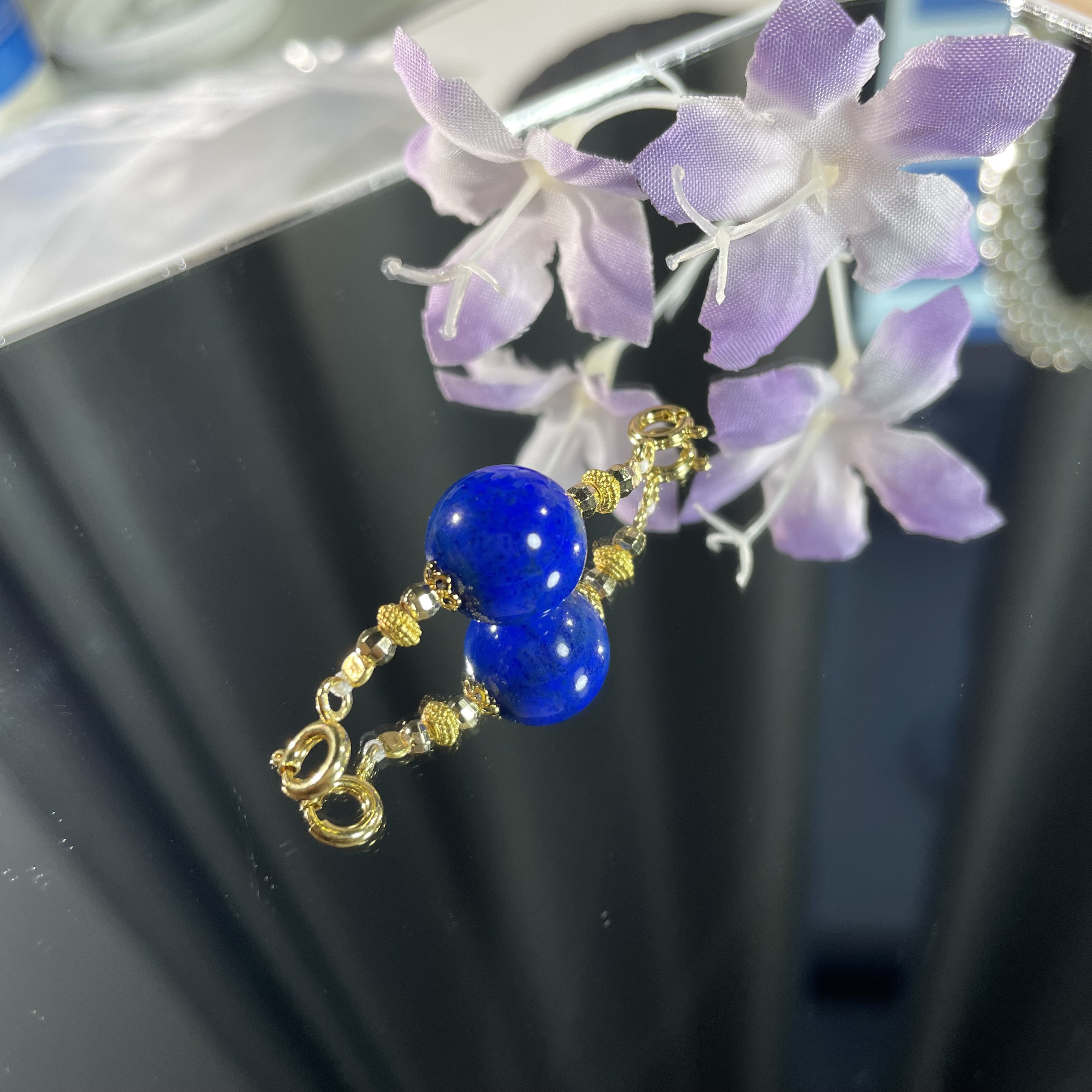 青金石单珠12mm+延长链 KT25112125