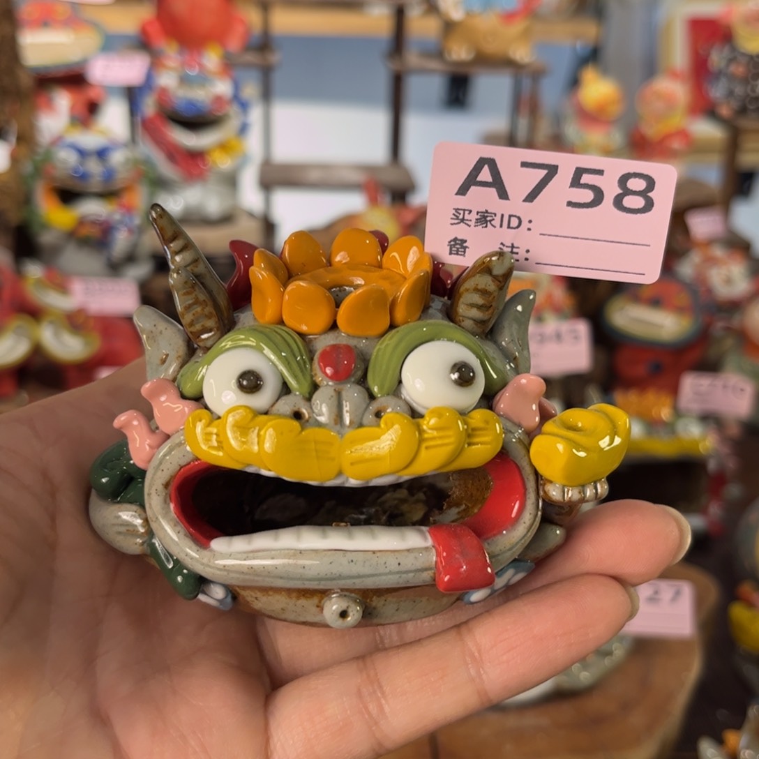 泥塑纯手工茶宠摆件