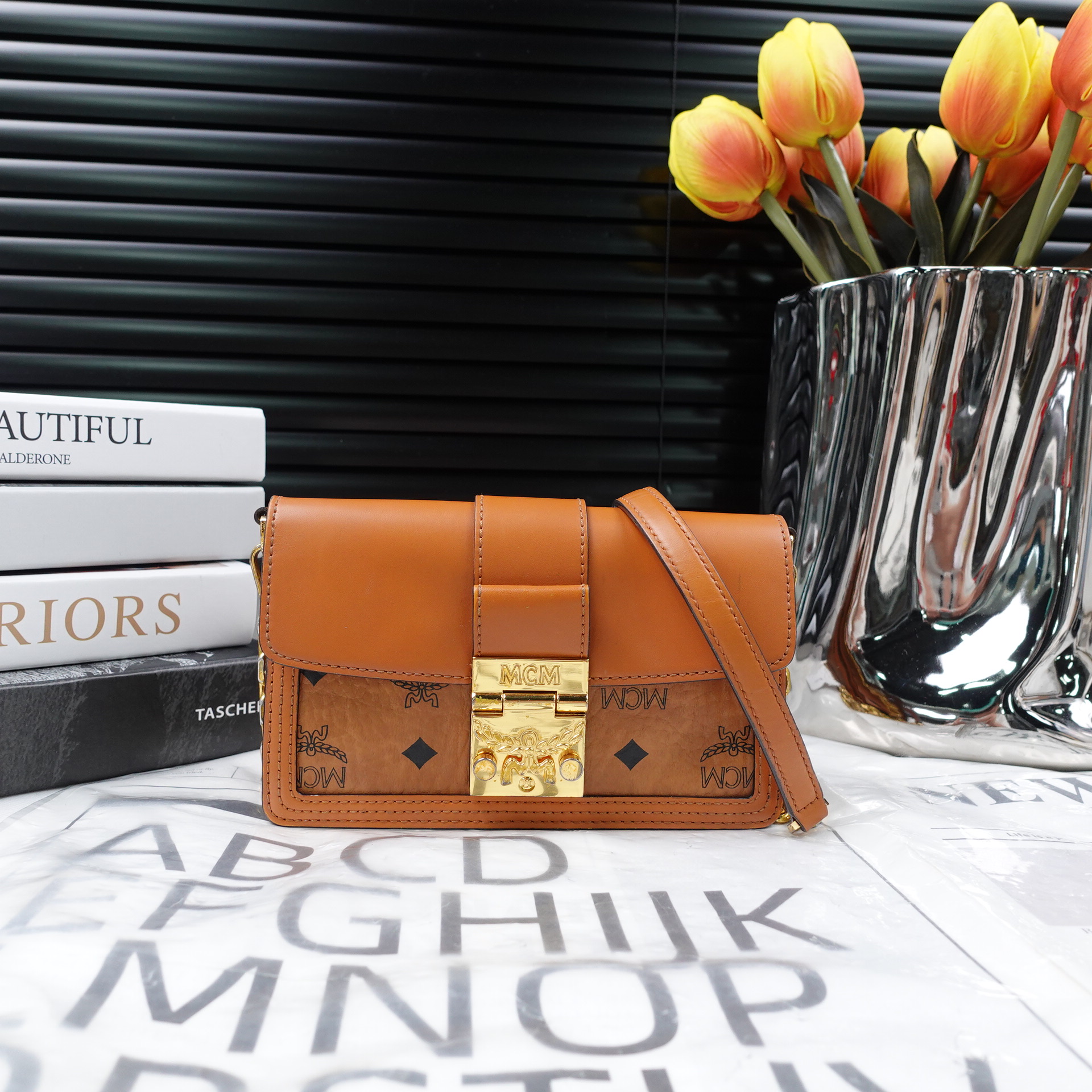 95新 MCM 单肩包/T10257866