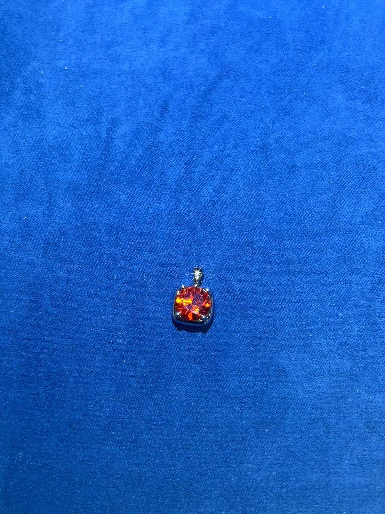 钨合金珐琅吊坠 a1478白托红镶吊坠多样性发货