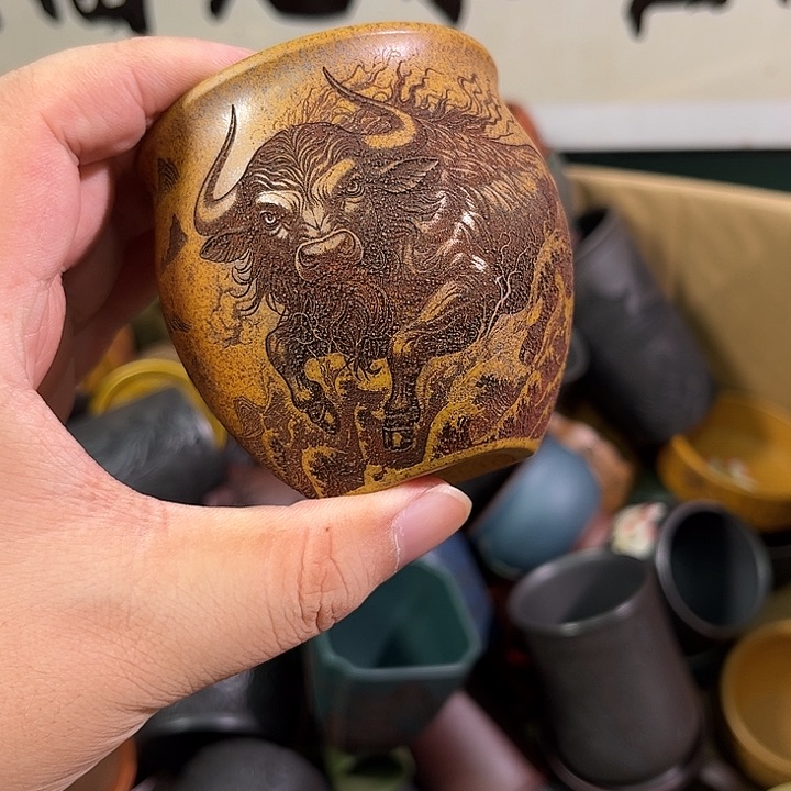 茶杯紫砂全手工紫砂主人杯