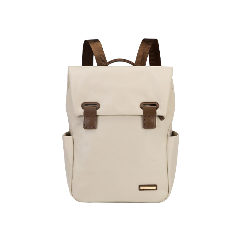 时尚通勤双肩包女士2025新款简约百搭大容量电脑包高中大学生书包