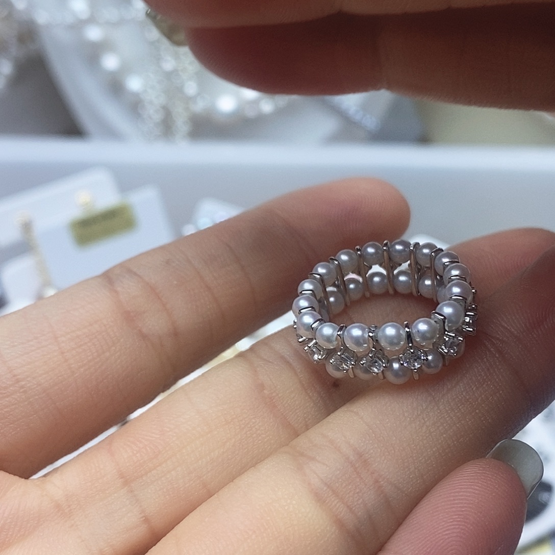 戒指未镶嵌淡水珍珠