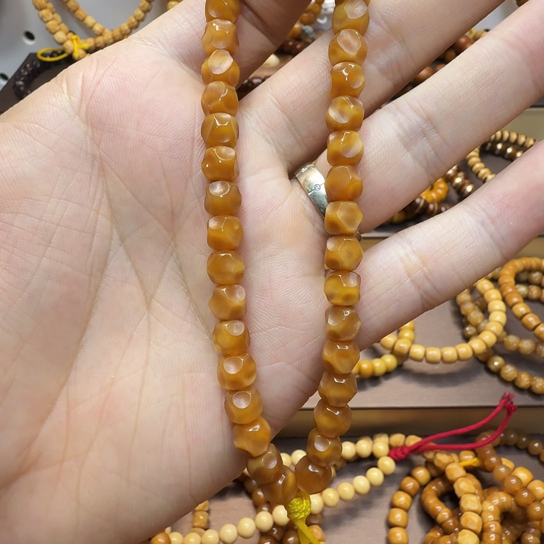 菩提根/象牙果吊坠龙脊菩提玉化料无相8改