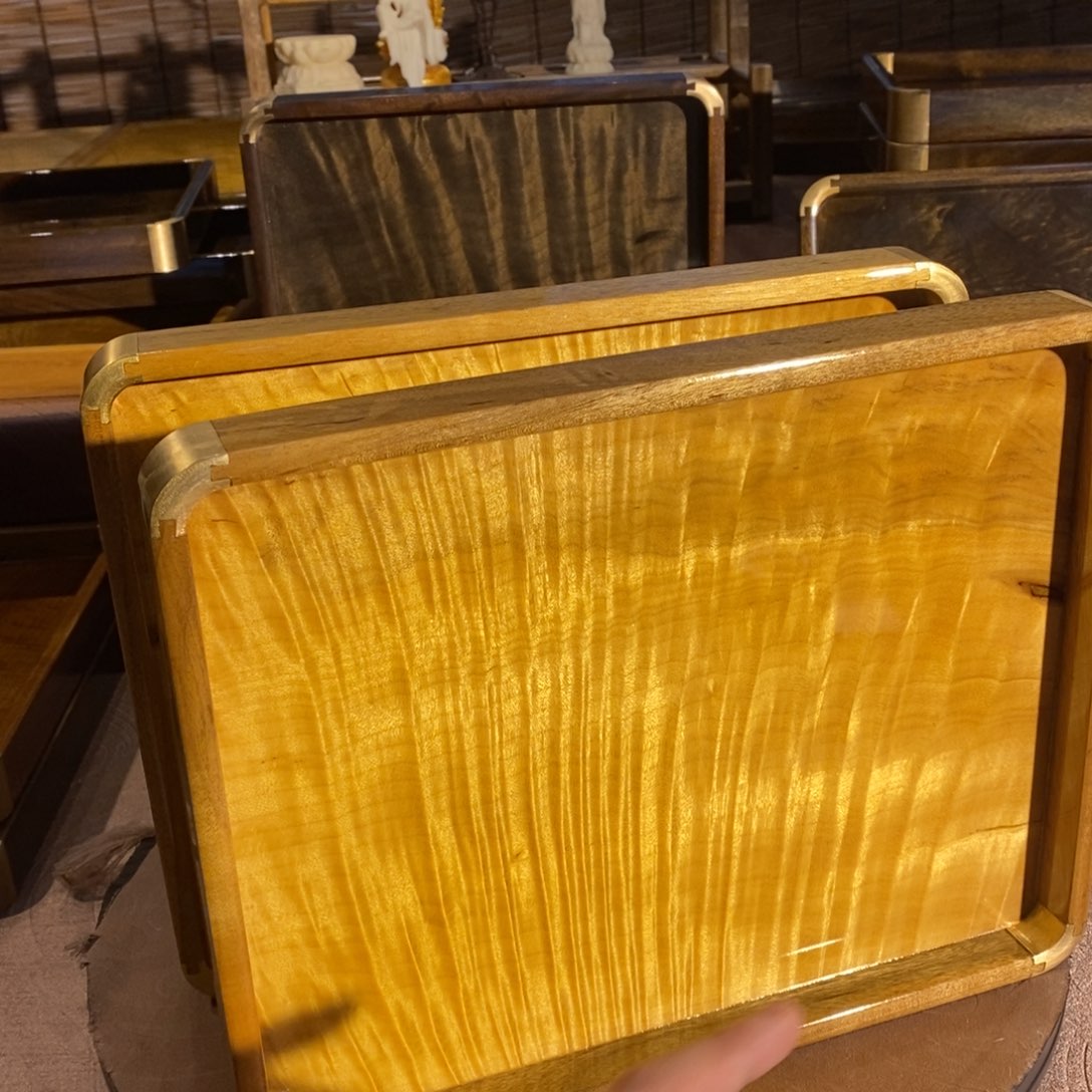 金丝楠坏****！金丝楠木文盘