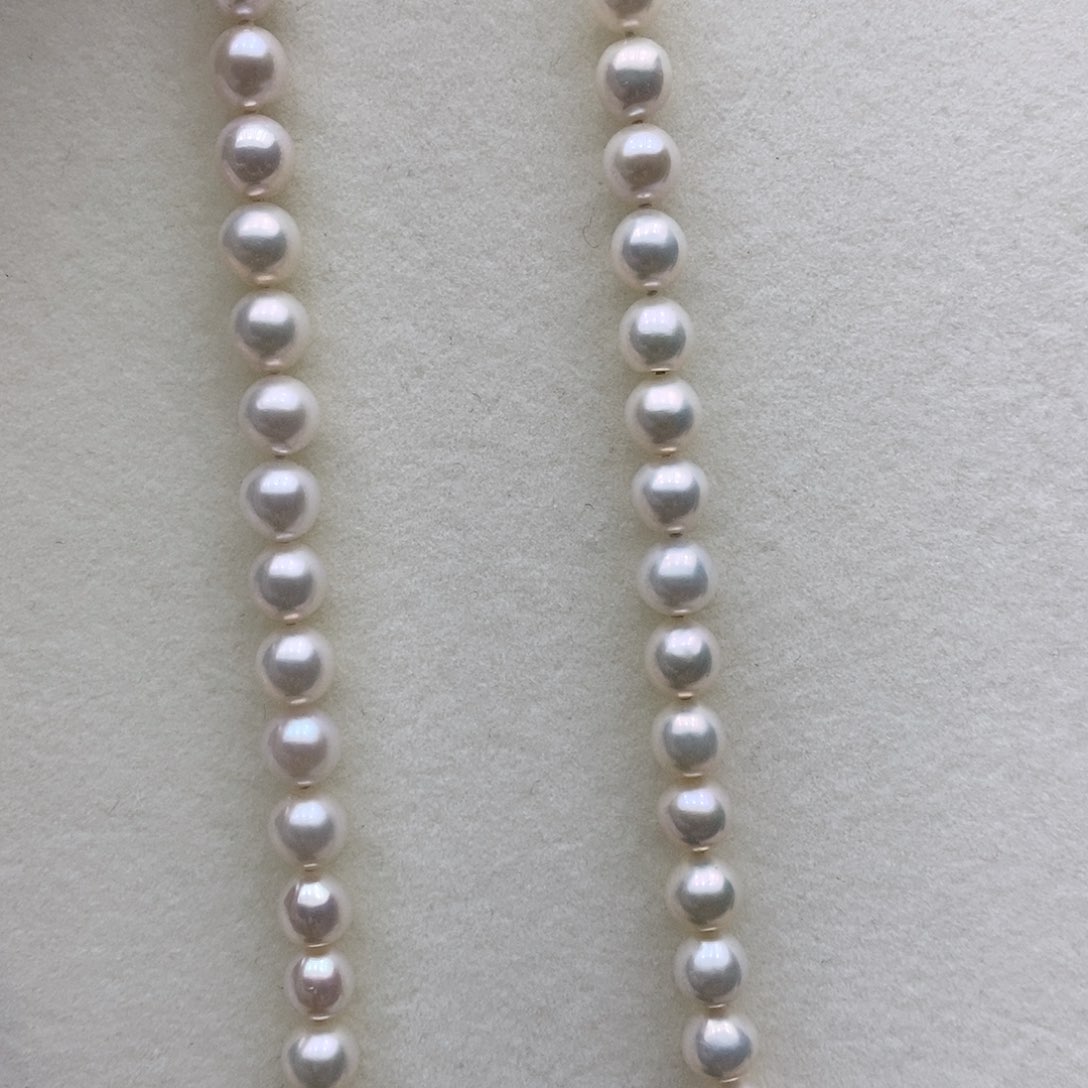 淡水珍珠颈饰银S925镶嵌➕7高品炫彩