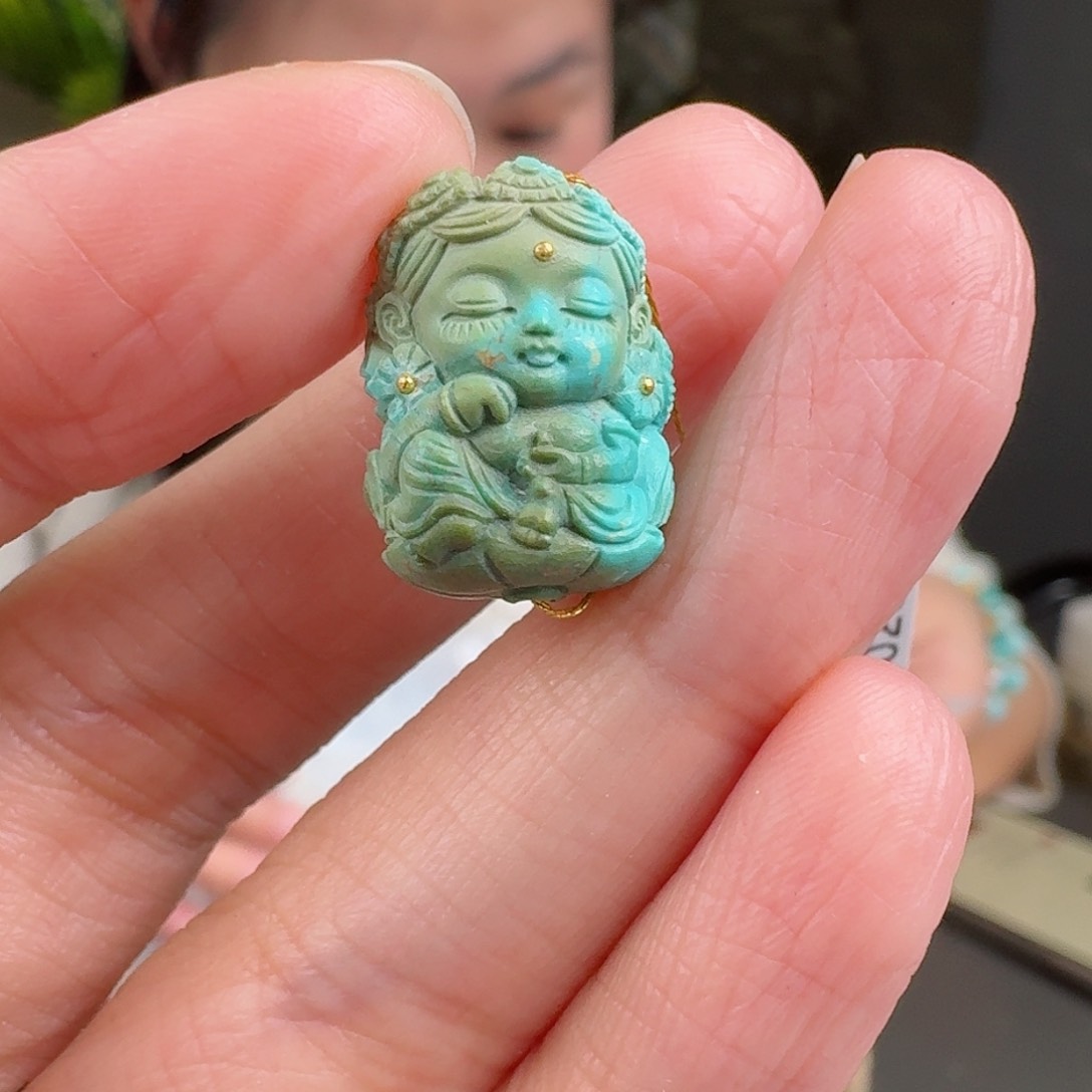 绿松石珠宝奇石未镶嵌