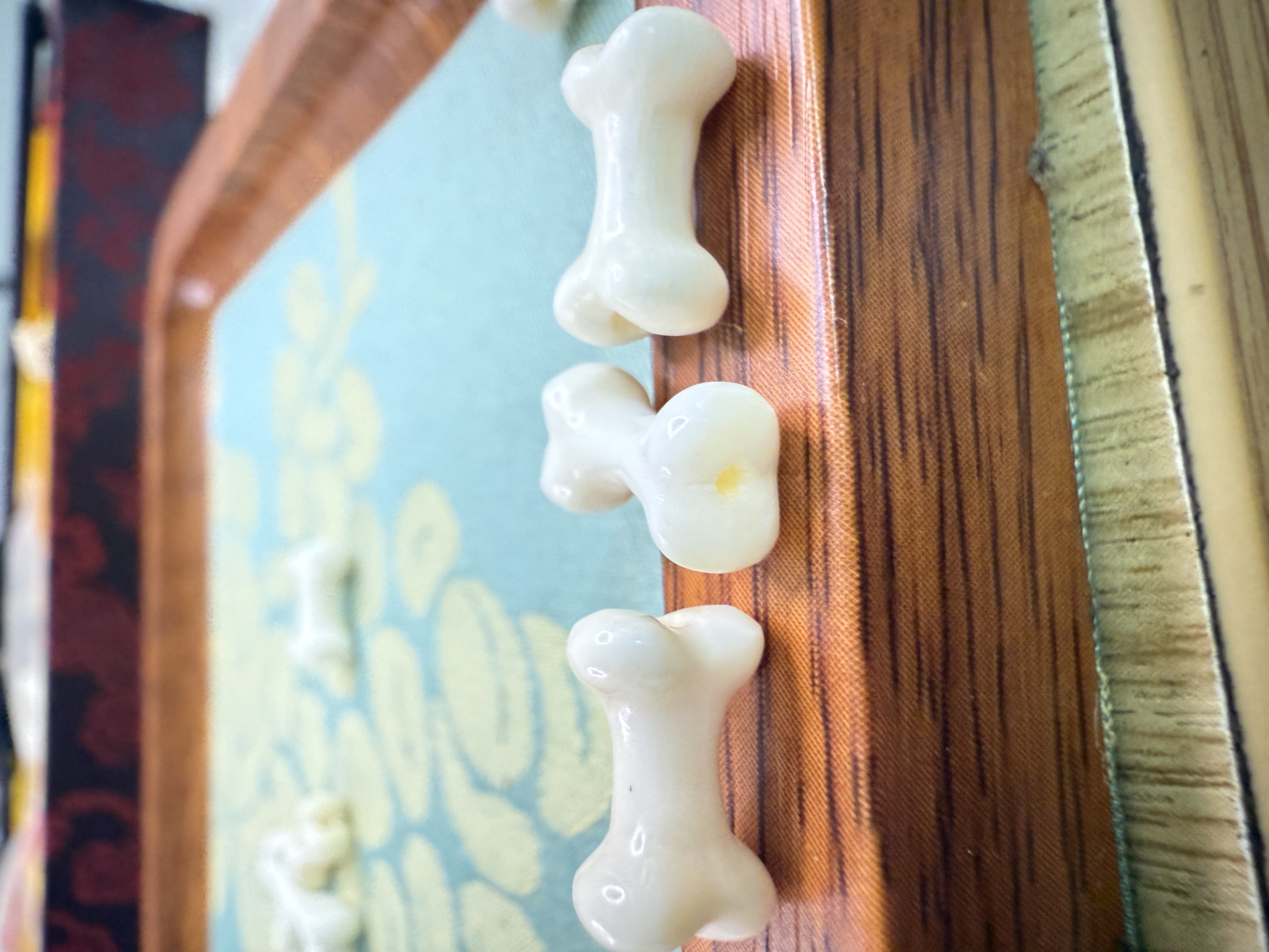 天然猛犸骨头配饰手串单圈手链冰河世纪猛犸牙手串DIY