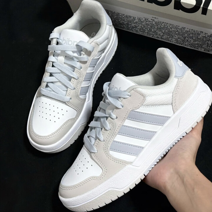 【微瑕慎拍】阿迪达斯百搭低帮透气板鞋 JI2561-38(门店样鞋；B品)