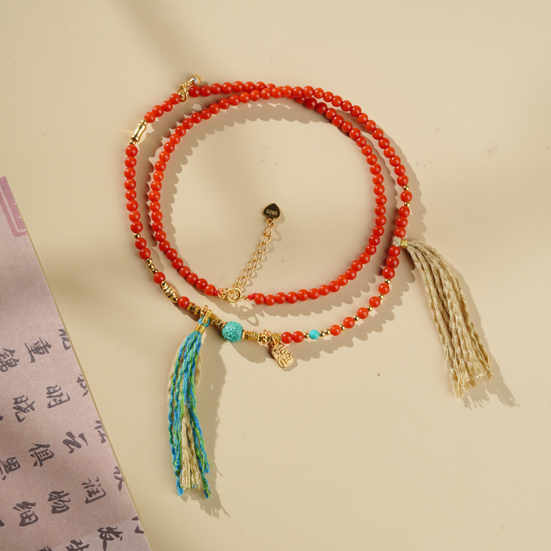 POTALA PALACE/布达拉宫珊瑚项链