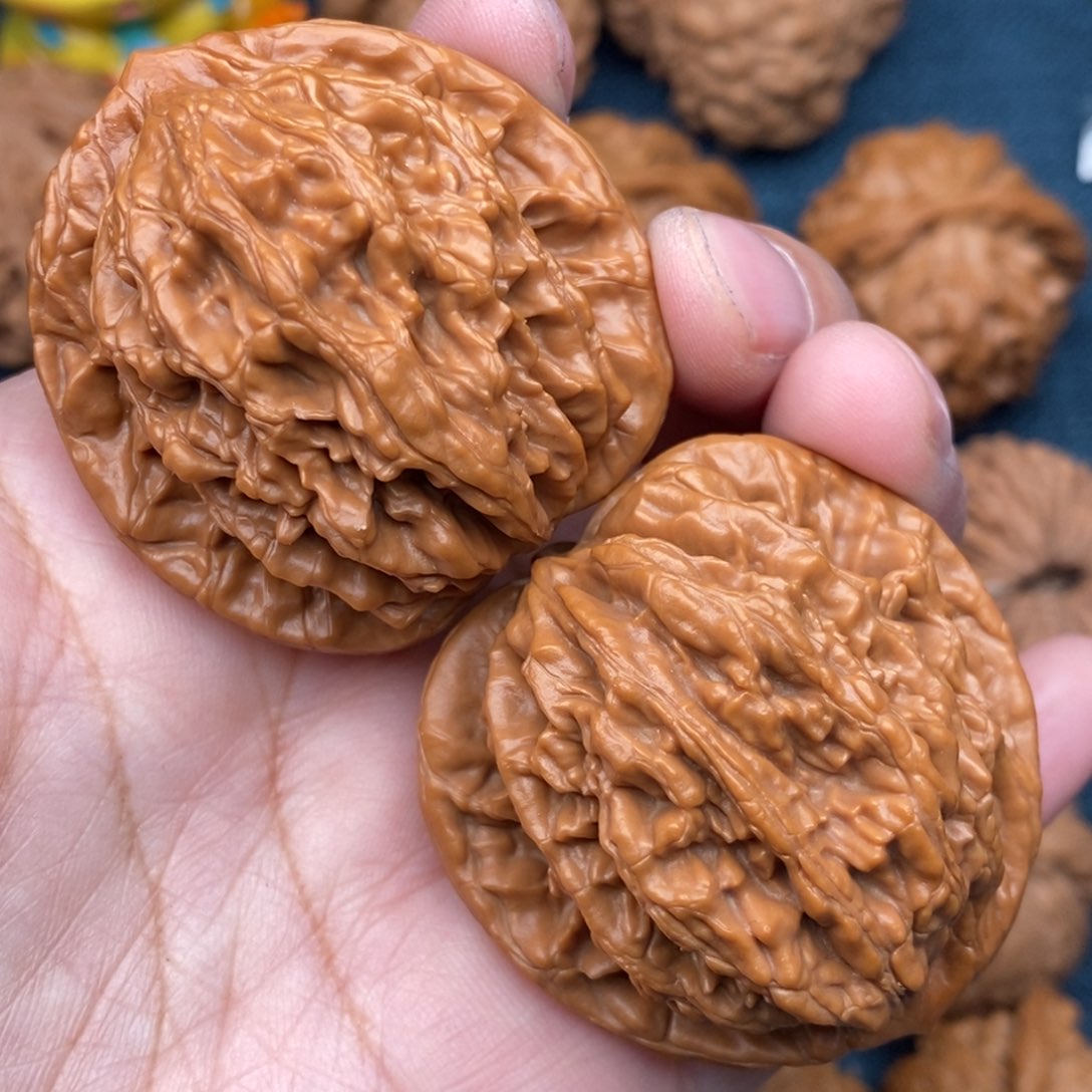 文玩核桃把件D*z43麦穗虎头精品