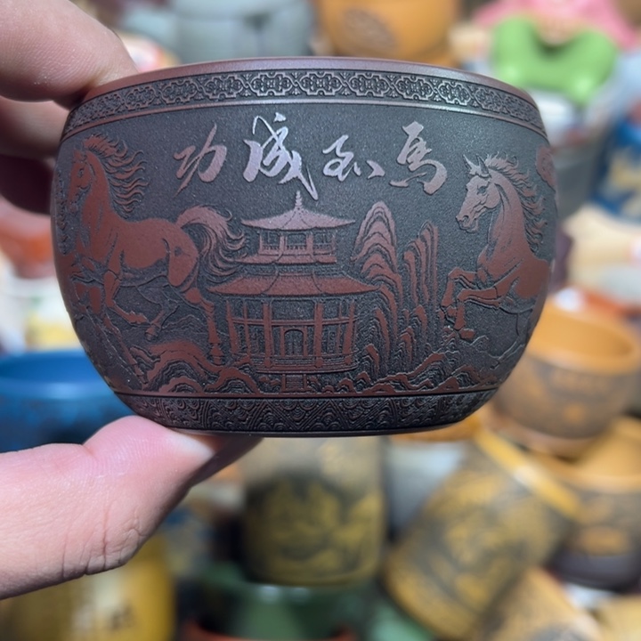 茶杯紫砂宜兴紫砂主人杯