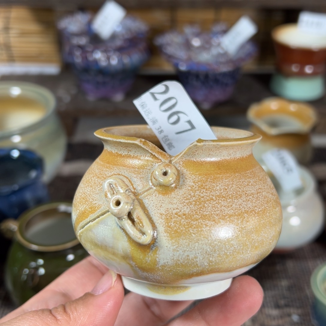 红陶景德镇手工花盆