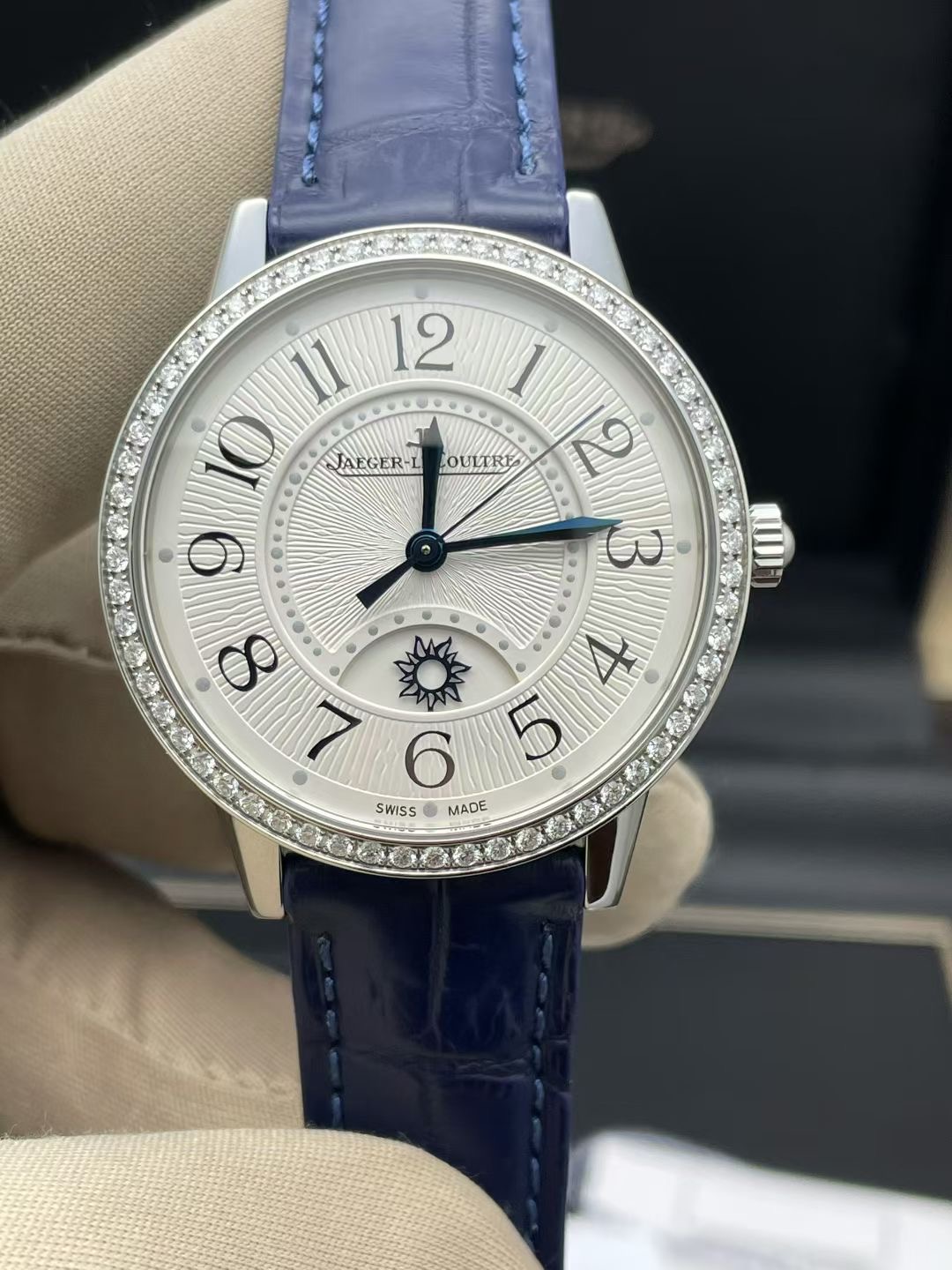 99新 Jaeger-LeCoultre/积家 杜师傅/自动机械/约会/钻圈