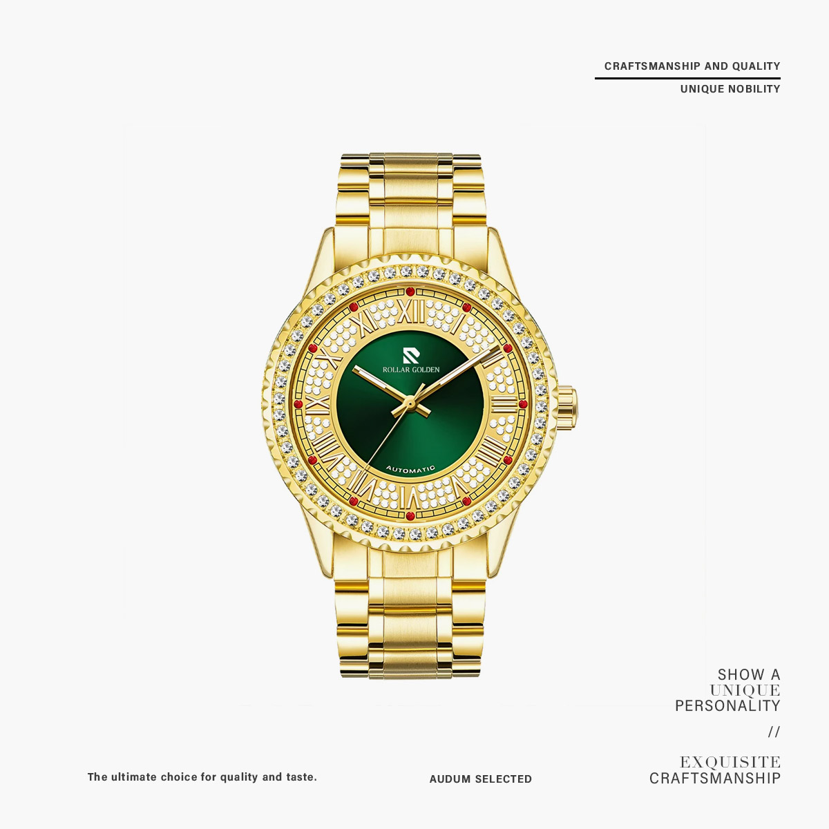 罗拉戈顿-聚宝盆系列-奢华商务男士机械腕表YH2-SS