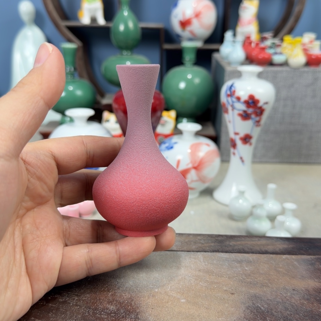 陶瓷手工小花器摆件