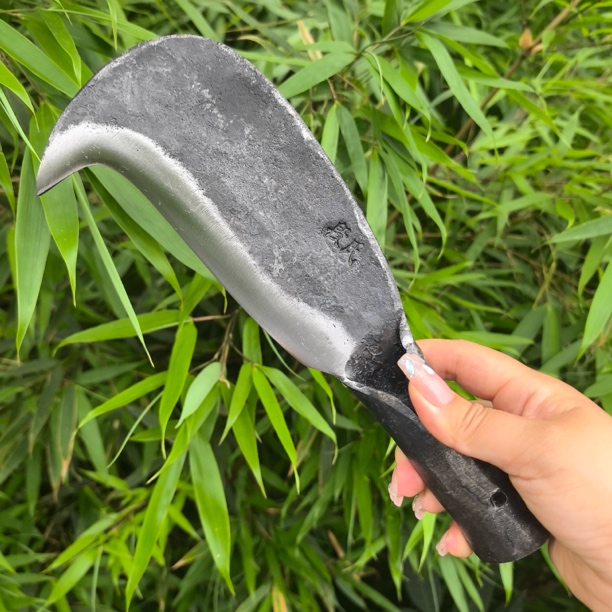 炮弹钢，夹钢柴刀！锻打砍柴刀农村户外劈柴砍树专用农用工具