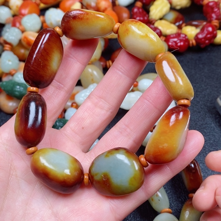 和田玉手链未镶嵌太*