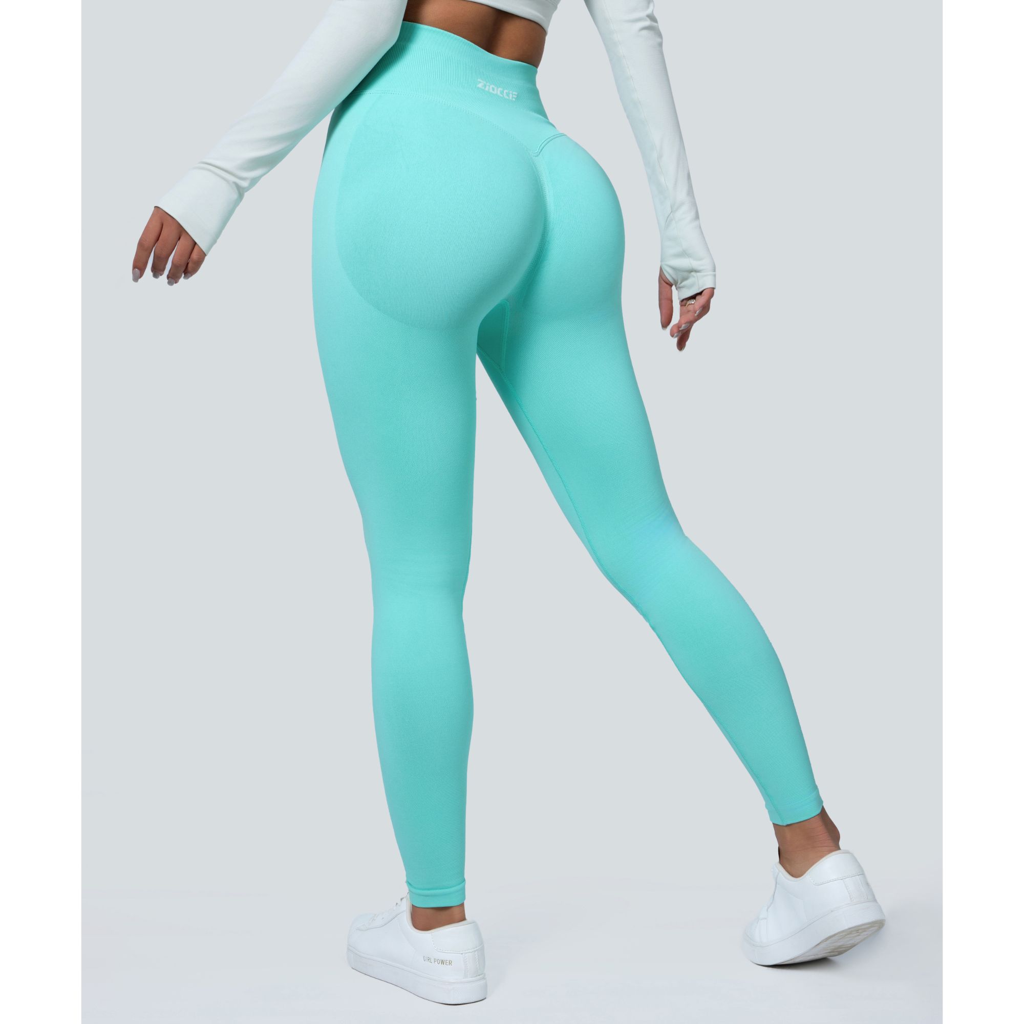 Zioccie/绮旖2025款【美臀2.0】无缝高腰收腹瑜伽裤提臀蜜桃健身裤