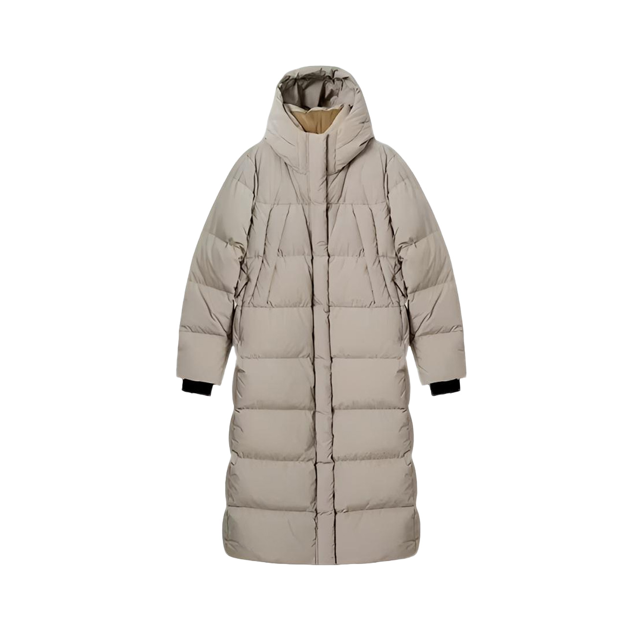 轻奢95白鸭绒连帽长款羽绒服户外御寒保暖时尚羽绒服