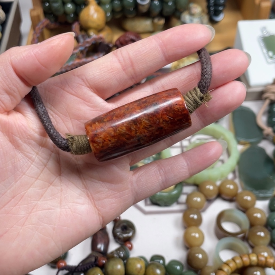 【闪购商品】岫岩河磨玉（透闪石质玉）挂件未镶嵌