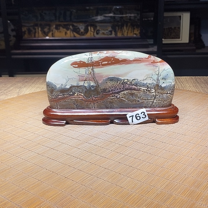 云***石香榧木广西柳州国画石