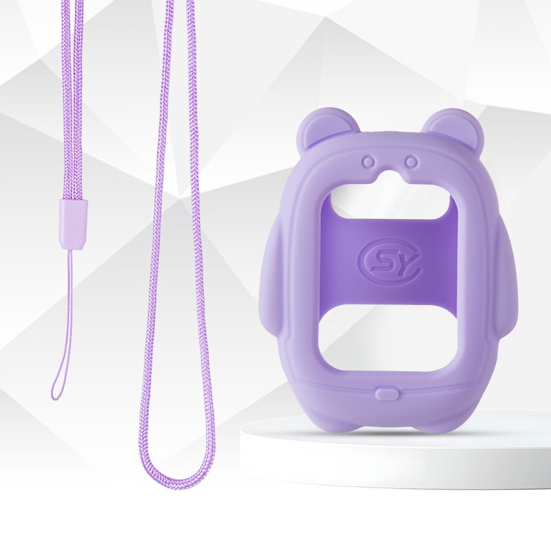 纽贝迪大白手表挂脖保护套防撞防摔防刮花食品级硅胶带挂绳通用款