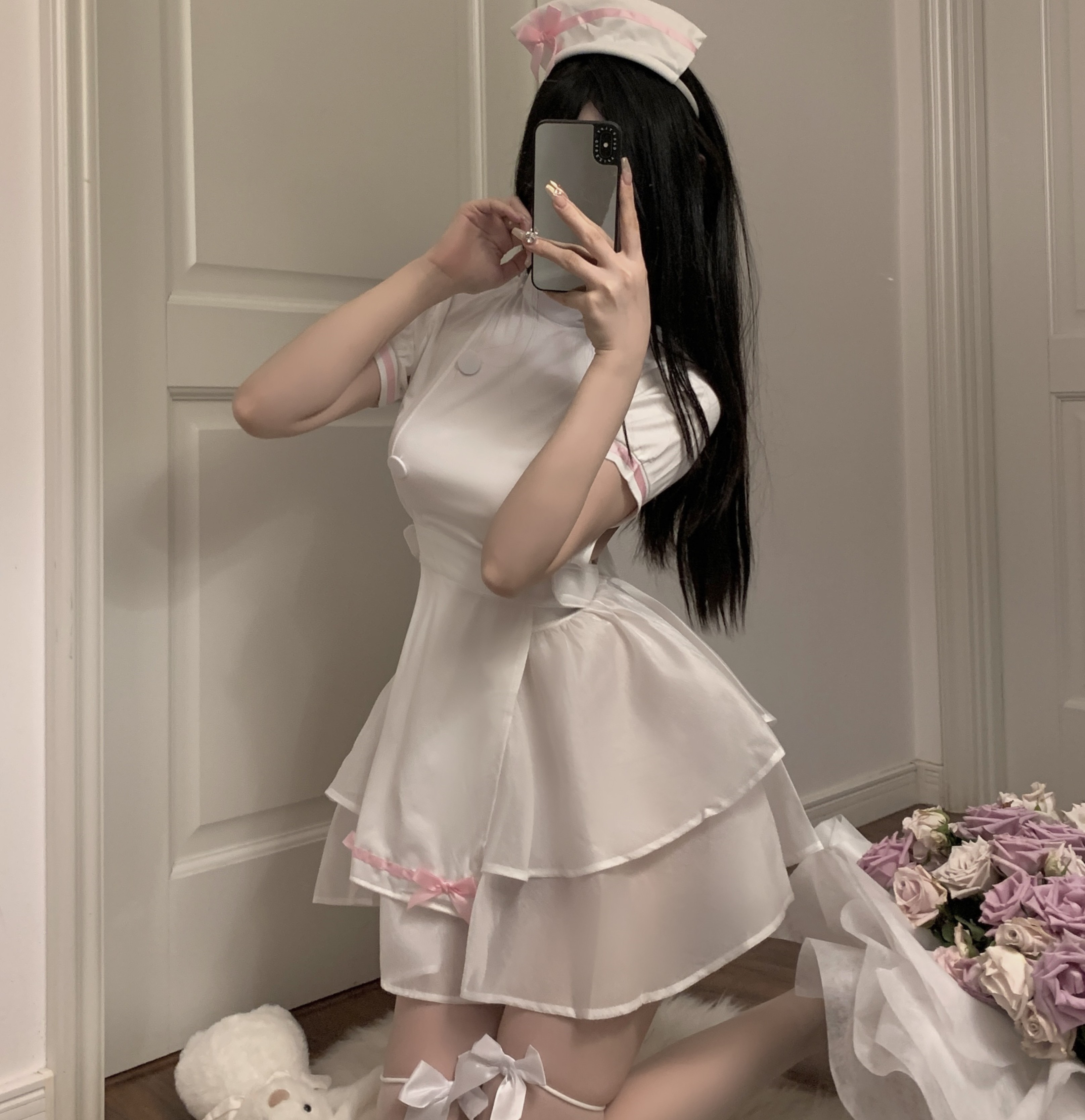 Aurora Intima ⌈纯欲护士⌋纯欲约会战袍COS套装