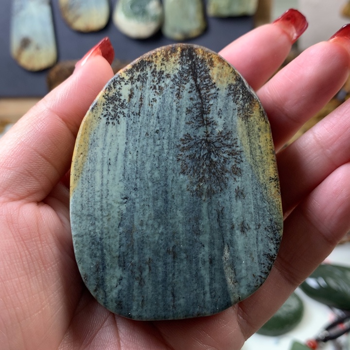 岫岩河磨玉（透闪石质玉）手把未镶嵌