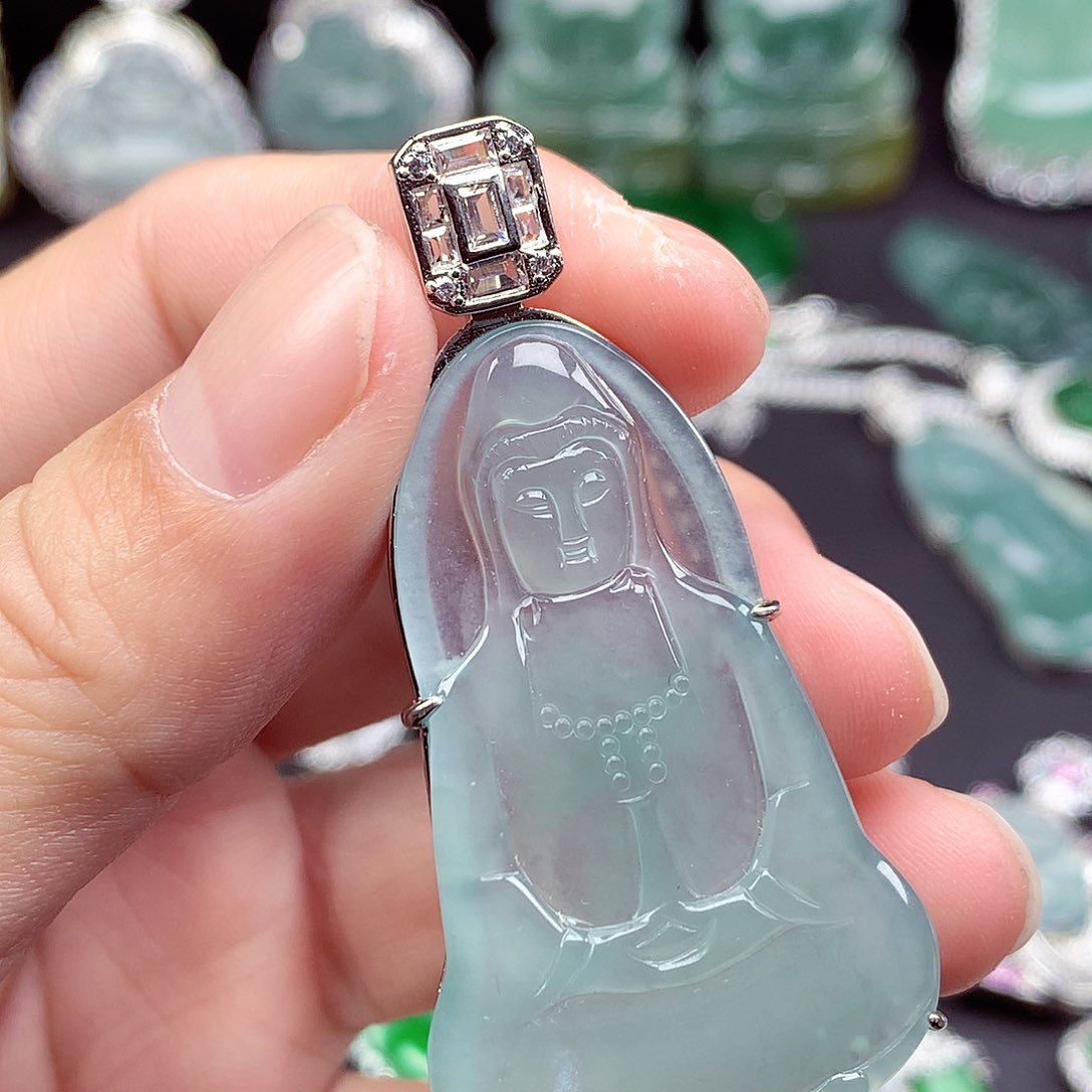 翡翠吊坠(不含链)未镶嵌