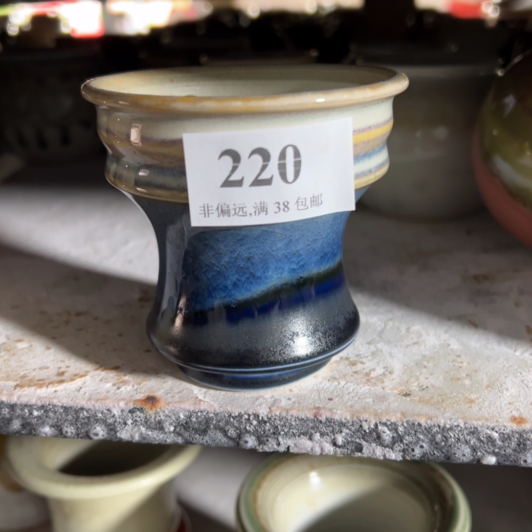 红陶景德镇手工花盆