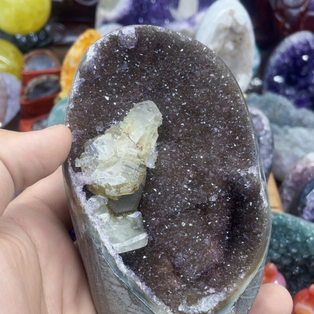 大型摆件（非配饰）紫晶未镶嵌