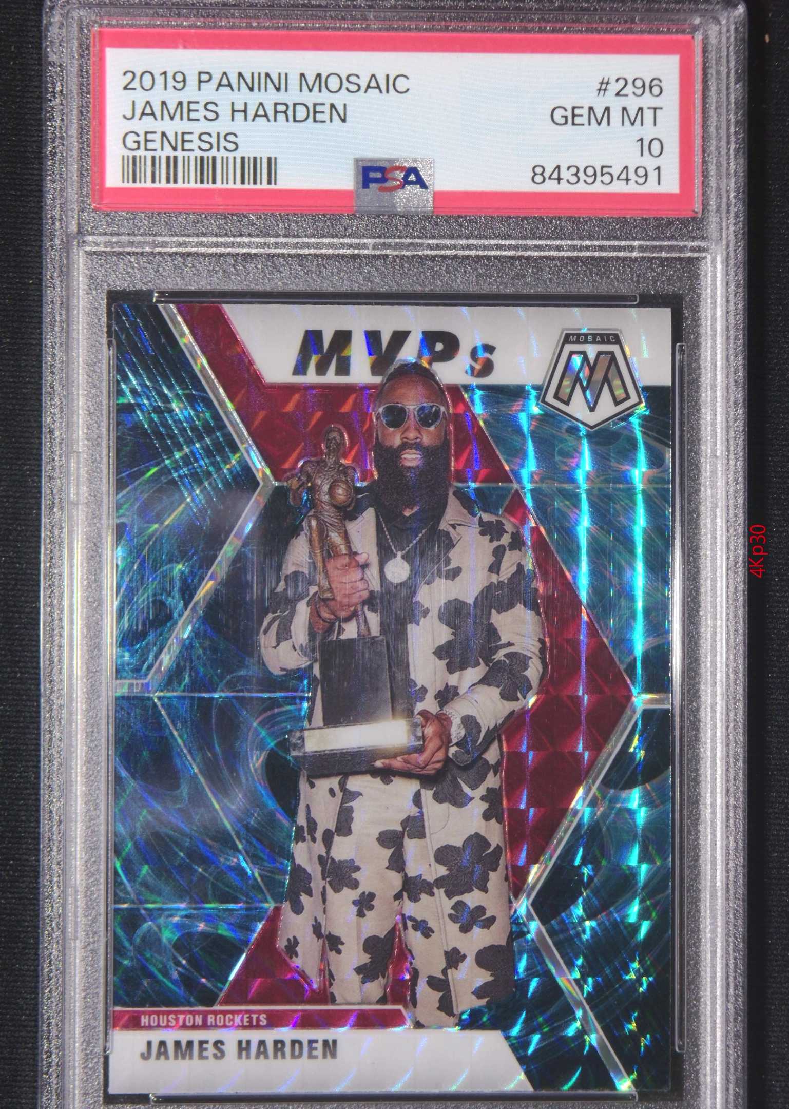 【直播开价】哈登 捧杯 panini psa10分 起源折 一套三张 球星卡