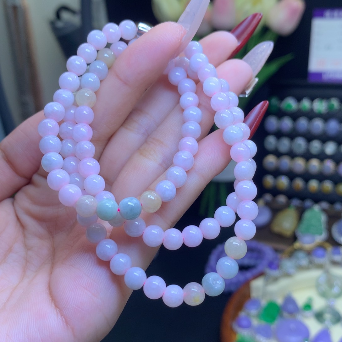 翡翠颈饰未镶嵌天然