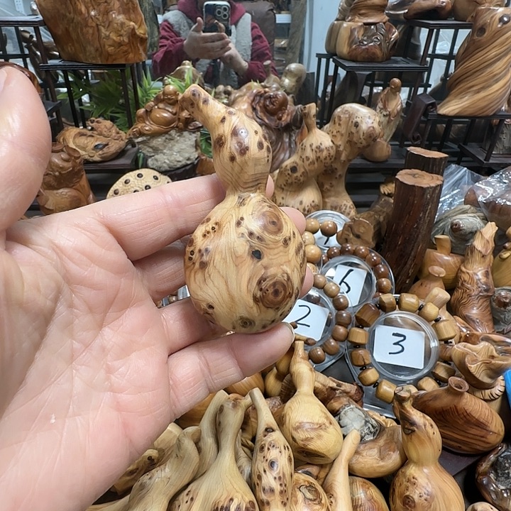 六***山柏木太行崖柏陈化留疤随型小葫芦