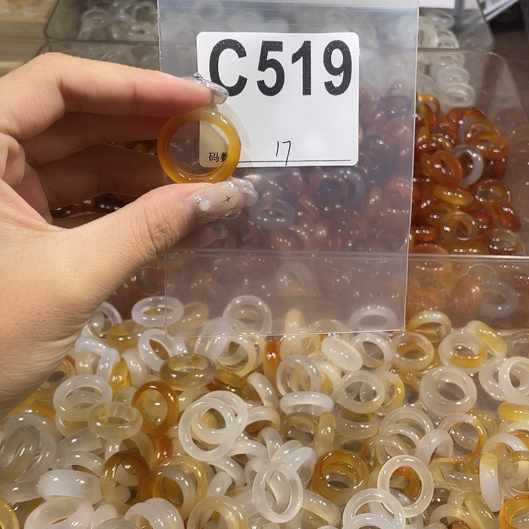 合金戒指玛瑙/玉髓519