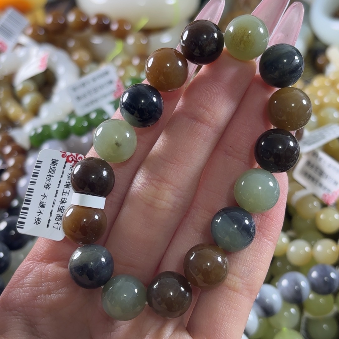 和田玉未镶嵌手链540