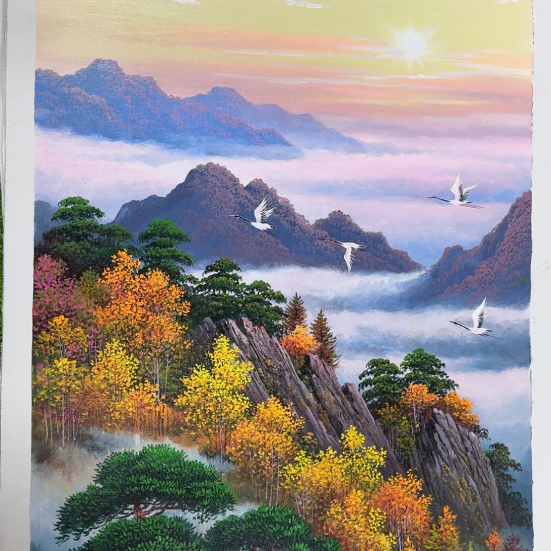 油画加油加油努力加油加油