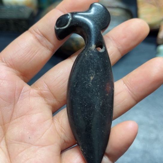 吊坠白玉菩提把件